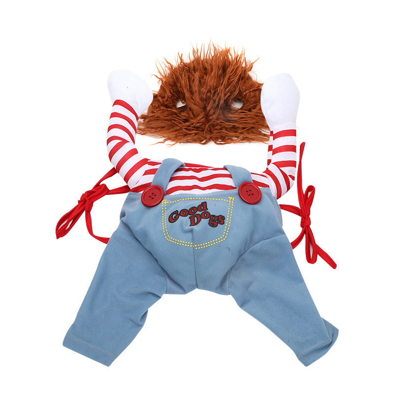 Halloween Funny Premium Killer Dog Costume