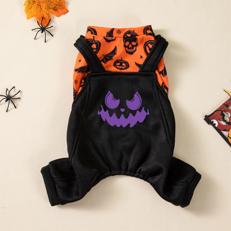 Halloween Pumpkin Dog Costume