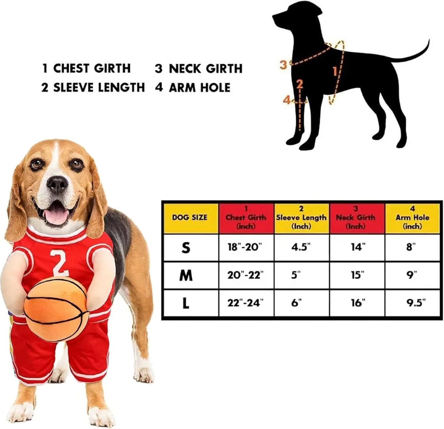 Halloween Premium Funny Dog/Cat Basketballer Costume