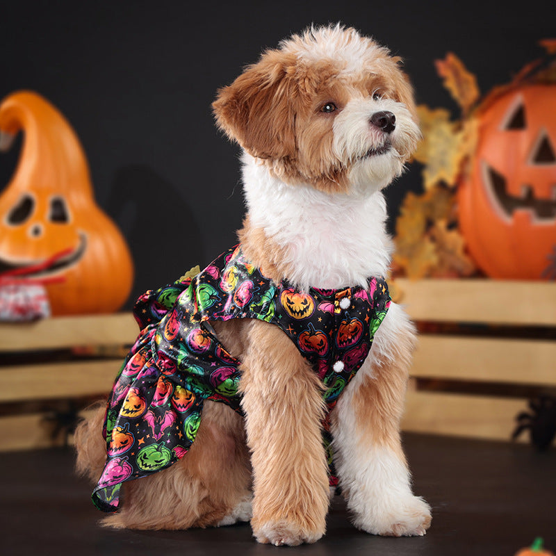 Halloween Vibrant Pumpkin Dress Costume