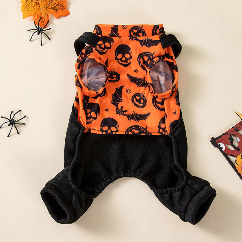 Halloween Pumpkin Dog Costume