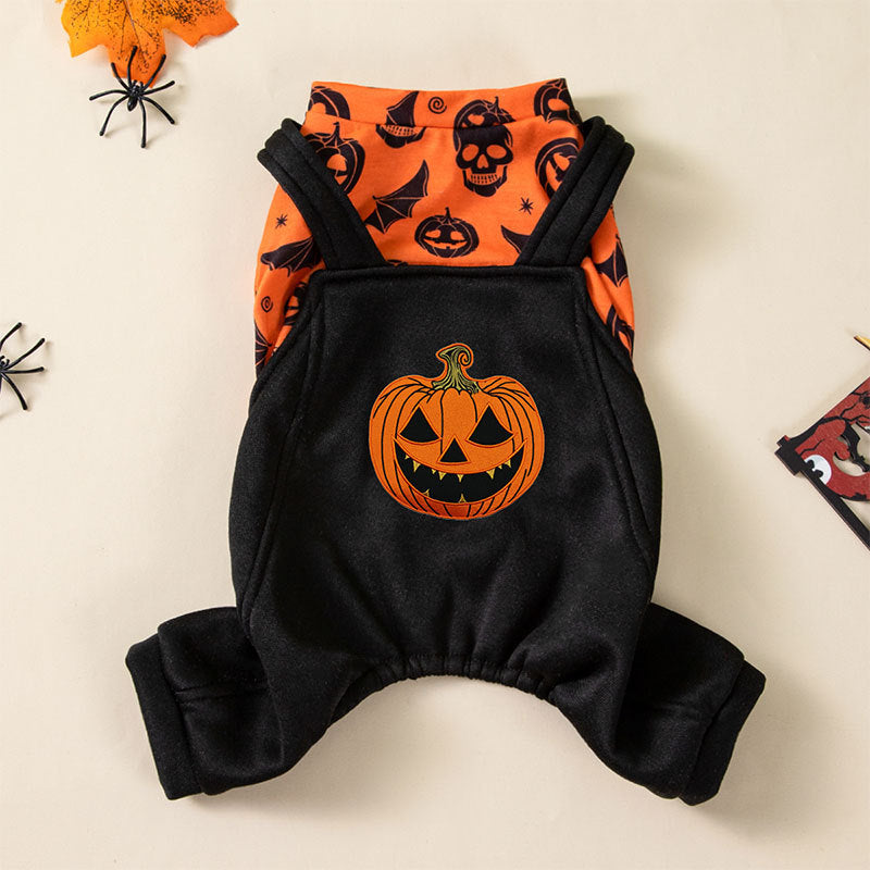 Halloween Pumpkin Dog Costume