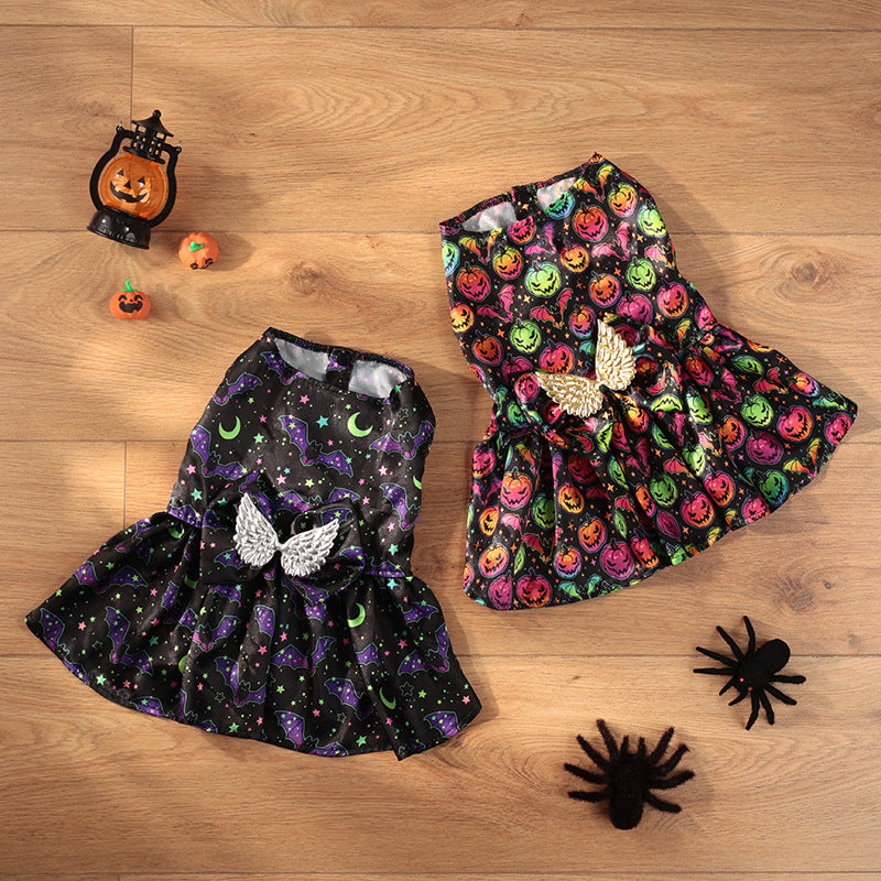 Halloween Vibrant Pumpkin Dress Costume