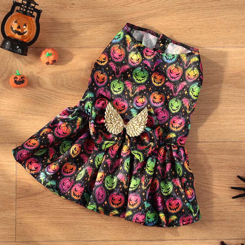 Halloween Vibrant Pumpkin Dress Costume