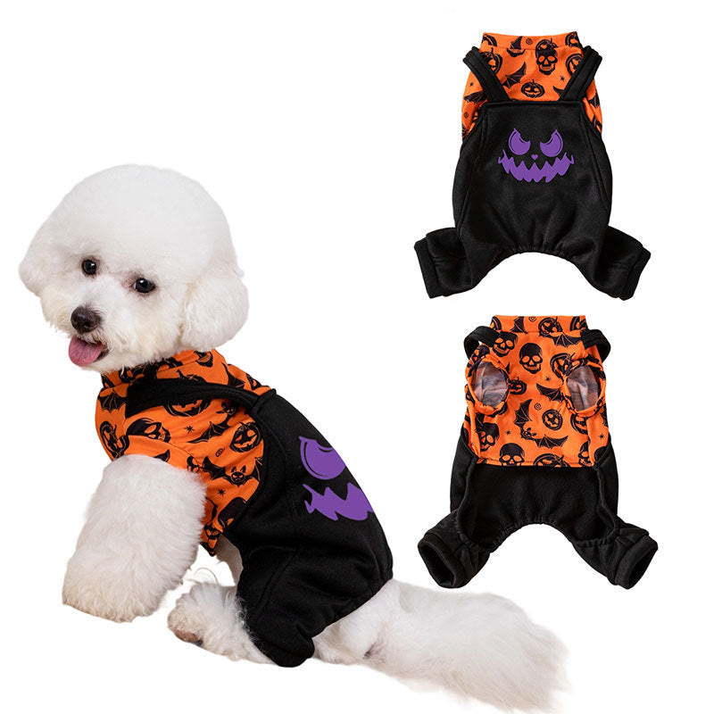 Halloween Pumpkin Dog Costume