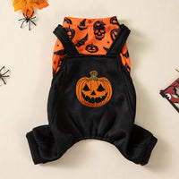 Halloween Pumpkin Dog Costume