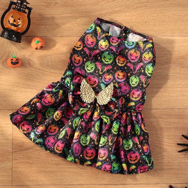 Halloween Vibrant Pumpkin Dress Costume